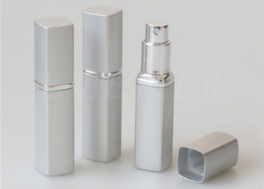 Mat Gümüş Seyahat Parfüm Atomizer Tutucu 25ml Oral Sprey Parfüm Dolum Şişesi