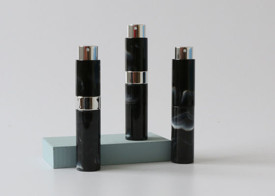 Siyah Renkli 10ml Boş Seyahat Mini Parfüm Atomizer Kozmetik Sprey Şişesi