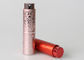 Cam Küçük Doldurulabilir Büküm ve Spritz Atomizer Parfüm Sprey Şişeleri Pembe Renk Özelleştirilmiş