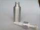 Cilt Bakımı Gümüş Küçük Alüminyum şişeler Pompa Şişe 120 ml Yüz Serumu Ambalaj Kozmetik Pompa Şişeleri