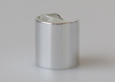 Parlak Gümüş Disk Üst Kapağı, Şampuan Kozmetik Kapağı Mat Yüzey